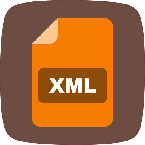 Icono de Vector XML