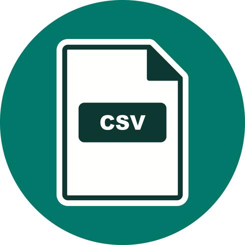 CSV Vector Icon