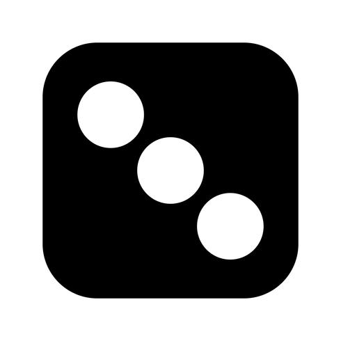 Dice Three Vector Icon