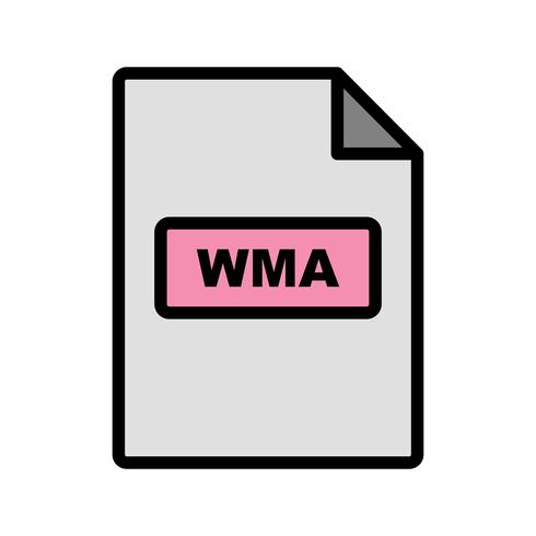 icono de vector wma