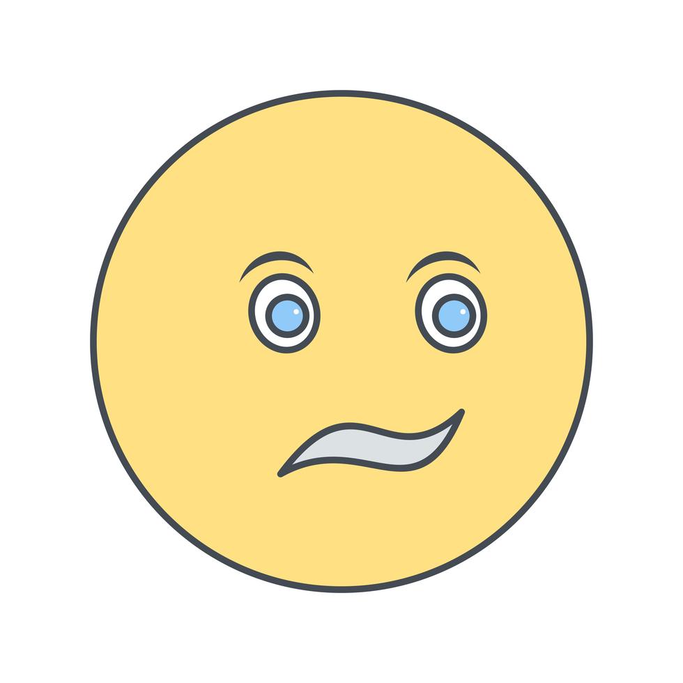 Confused Emoji Vector Icon 380687 Vector Art at Vecteezy