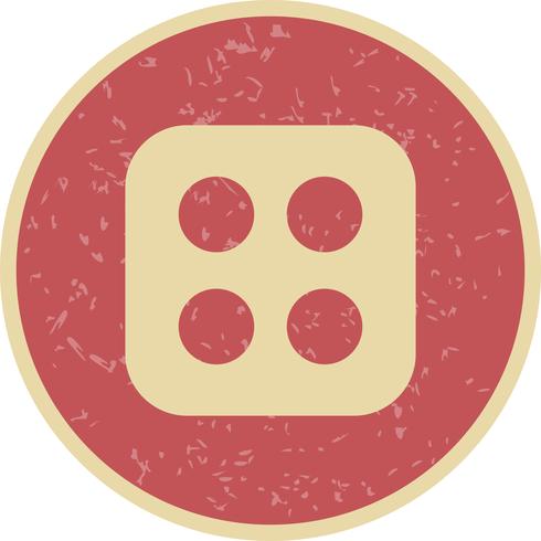 Dice Four Vector Icon