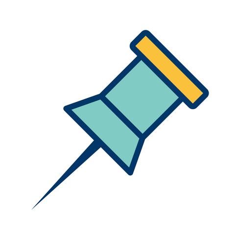Notice Pin Vector Icon