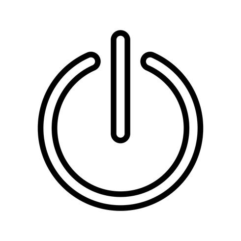 Shutdown Vector Icon