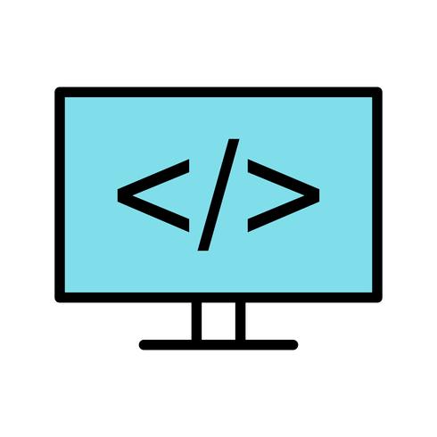 Icono de Vector de programación