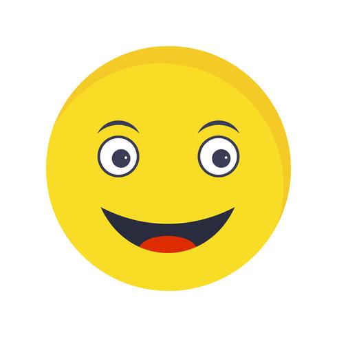 feliz emoji vector icon