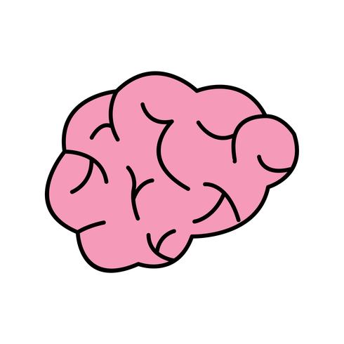 Icono de Vector de cerebro