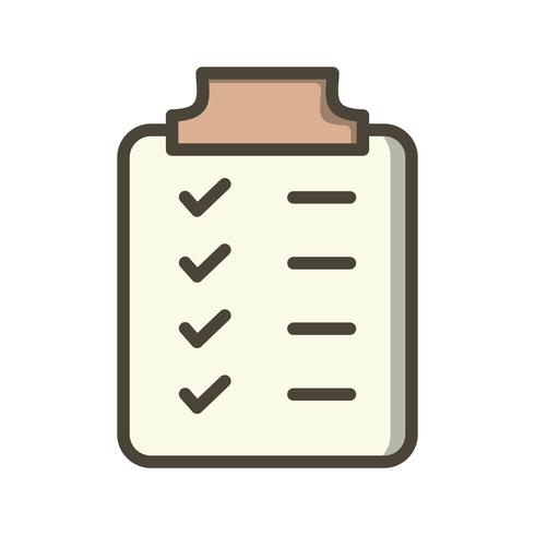 Planning Vector Icon