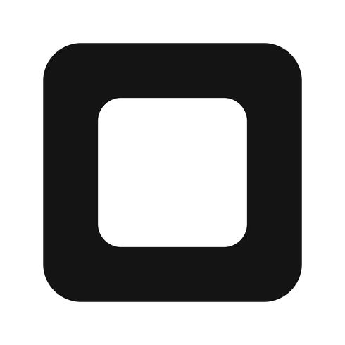 Stop Vector Icon