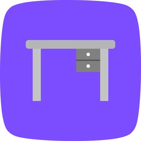 Icono de Vector de mesa de estudio