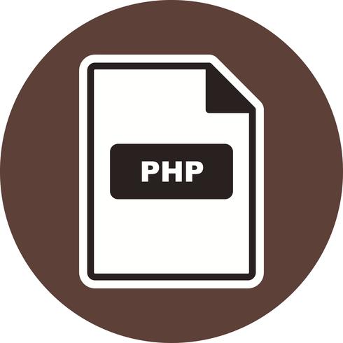 icono de vector php