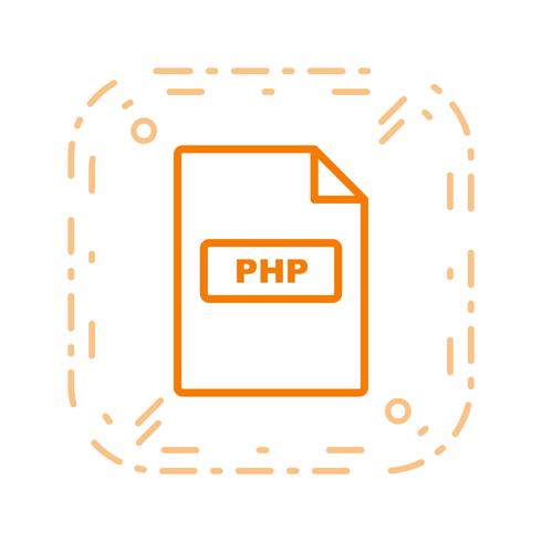 icono de vector php