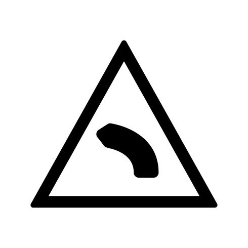 Vector Left bend Icon
