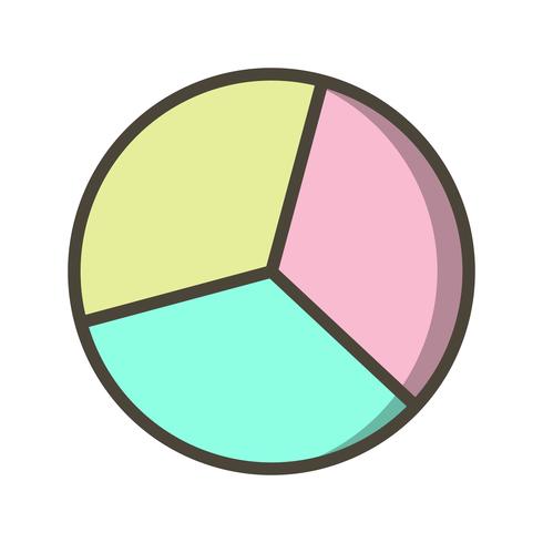 Icono de Vector de gráfico circular