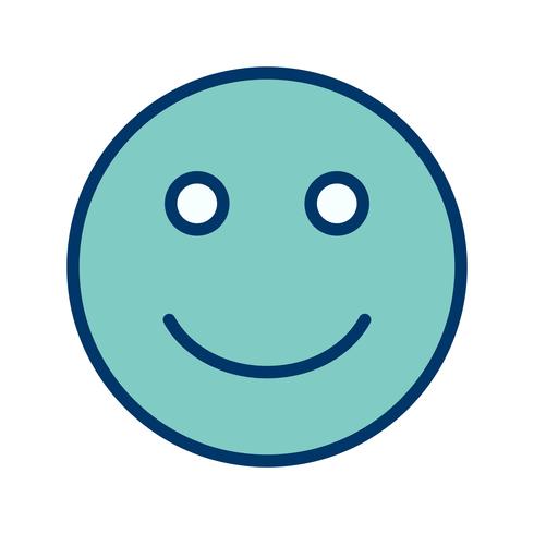 Happy Emoji Vector Icon