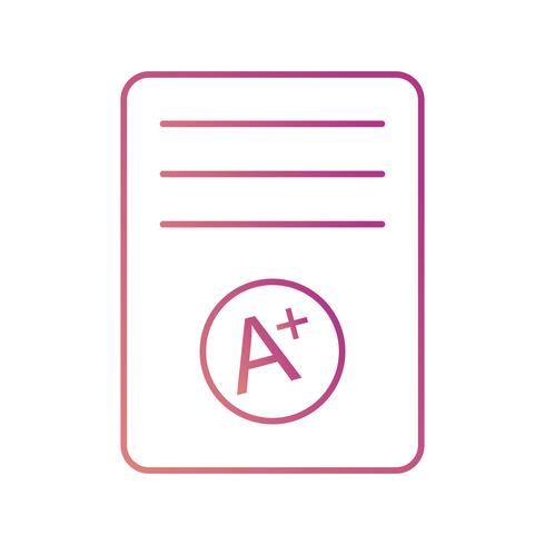 A Grade Vector Icon