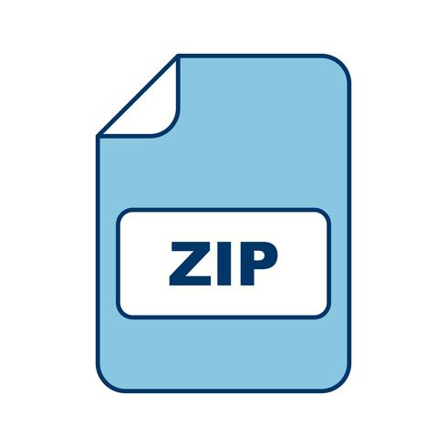 icono de vector zip