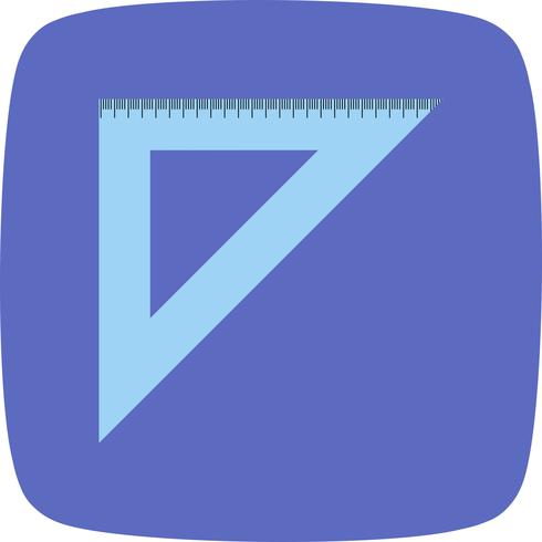 Set Square Vector Icon  