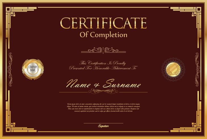 Certificado vector