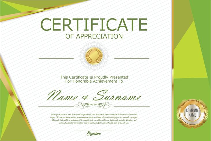 Certificate vector