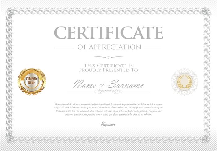 Certificate vector