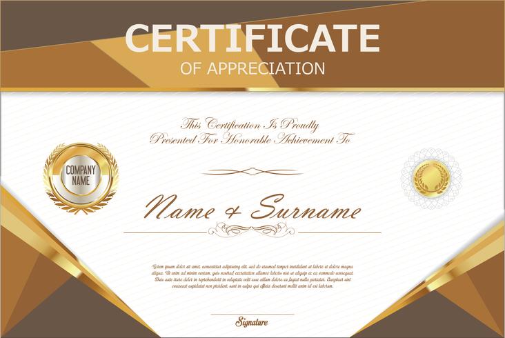 Certificate vector