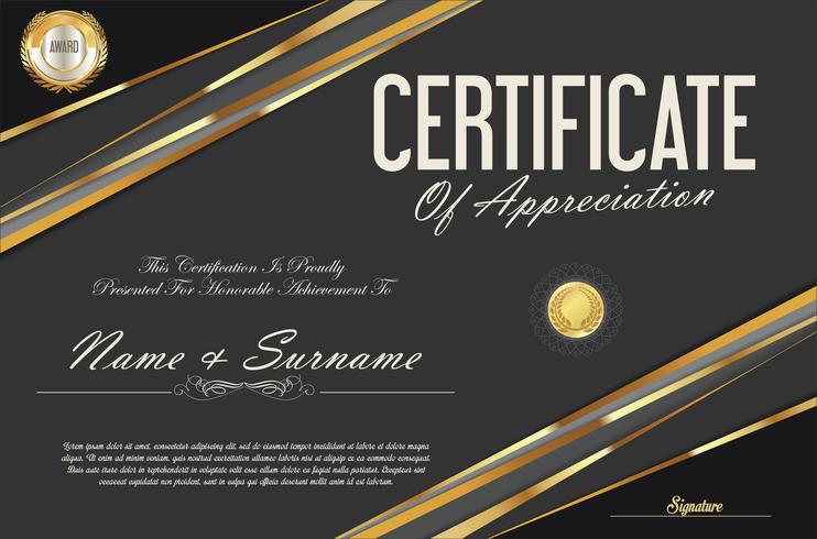 Certificate vector