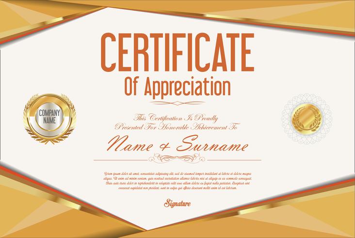 Certificate vector