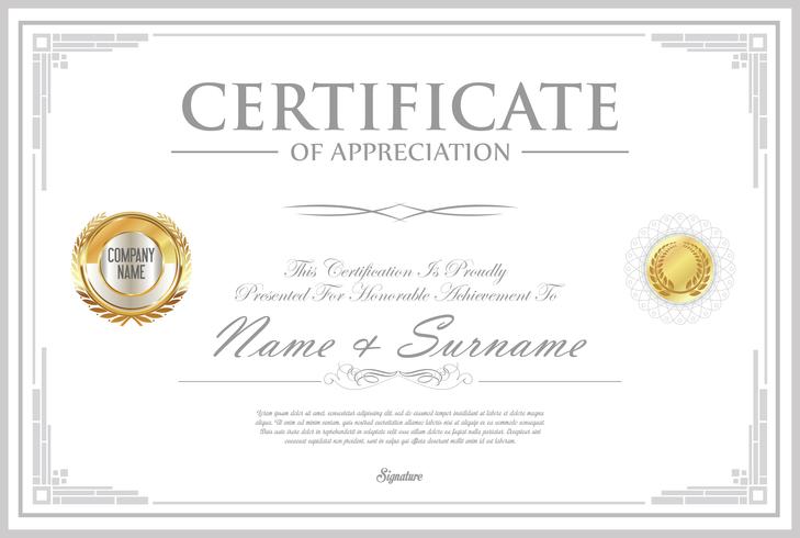 Certificate vector