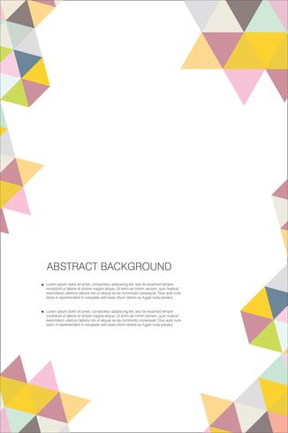 Abstract geometric design background template vector