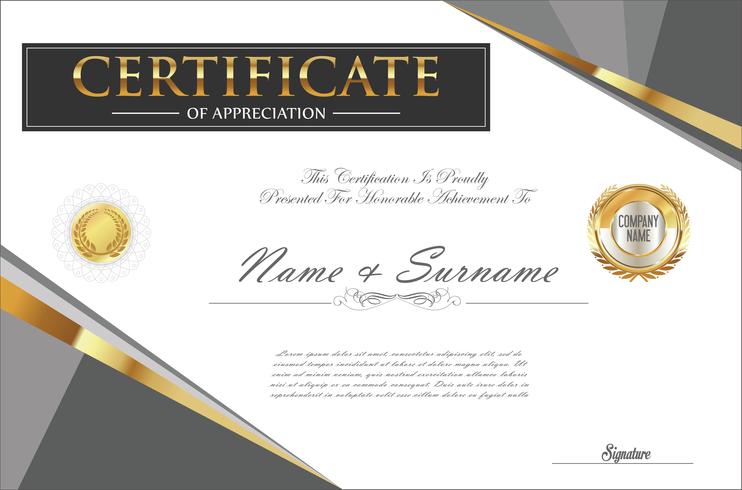 Certificate vector