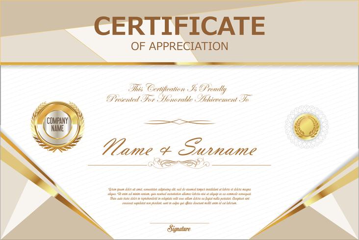 Certificate vector