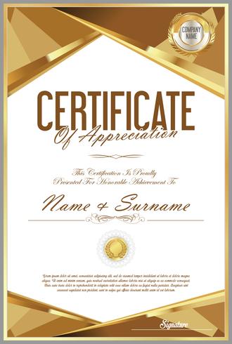 Certificate vector