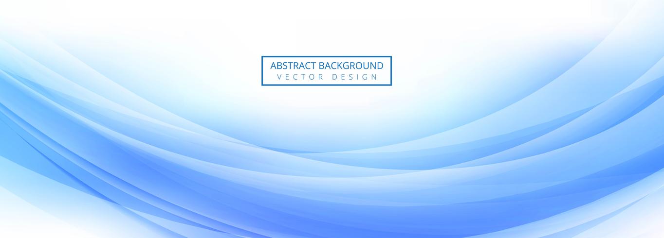 Diseño de plantilla de banner de onda abstracta vector