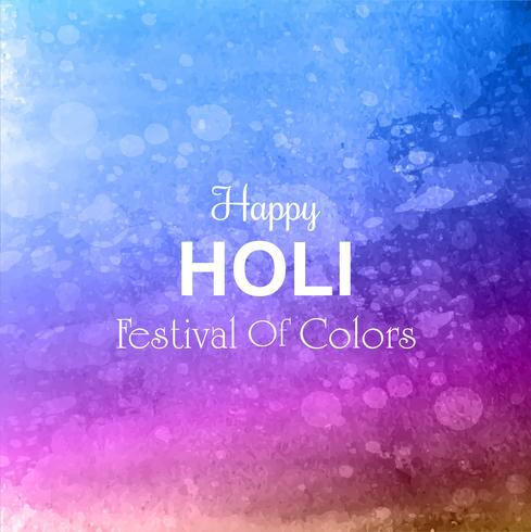 Indian festival Happy Holi celebration background vector