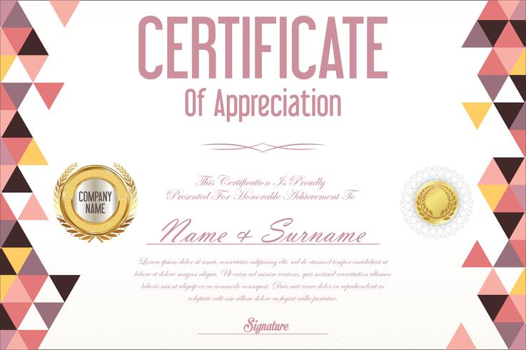 Certificate 381586 Vector Art at Vecteezy