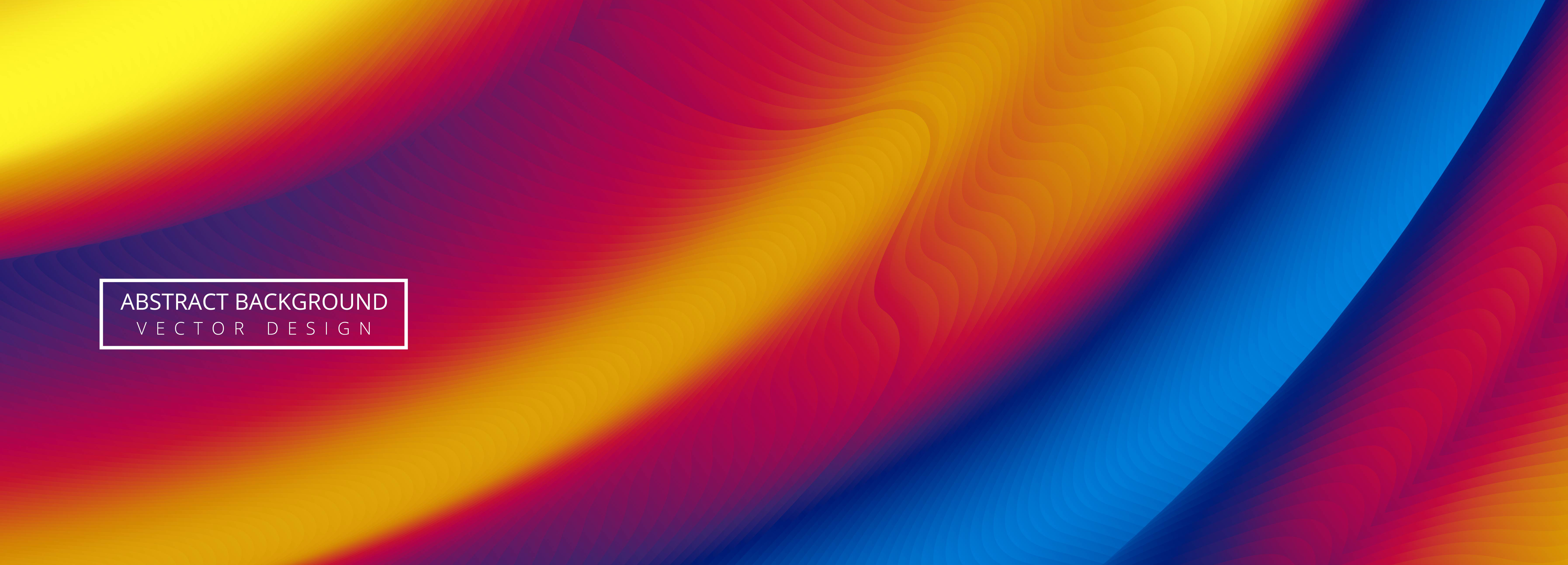 Abstract colorful wave banner background 381589 Vector Art at Vecteezy