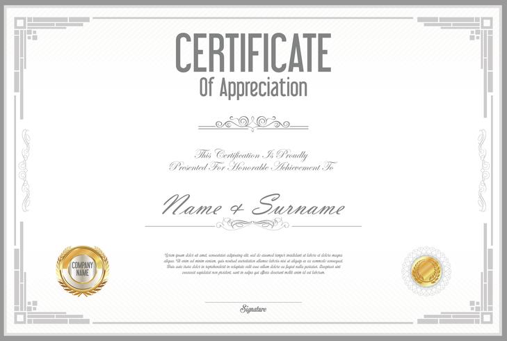 Certificate vector