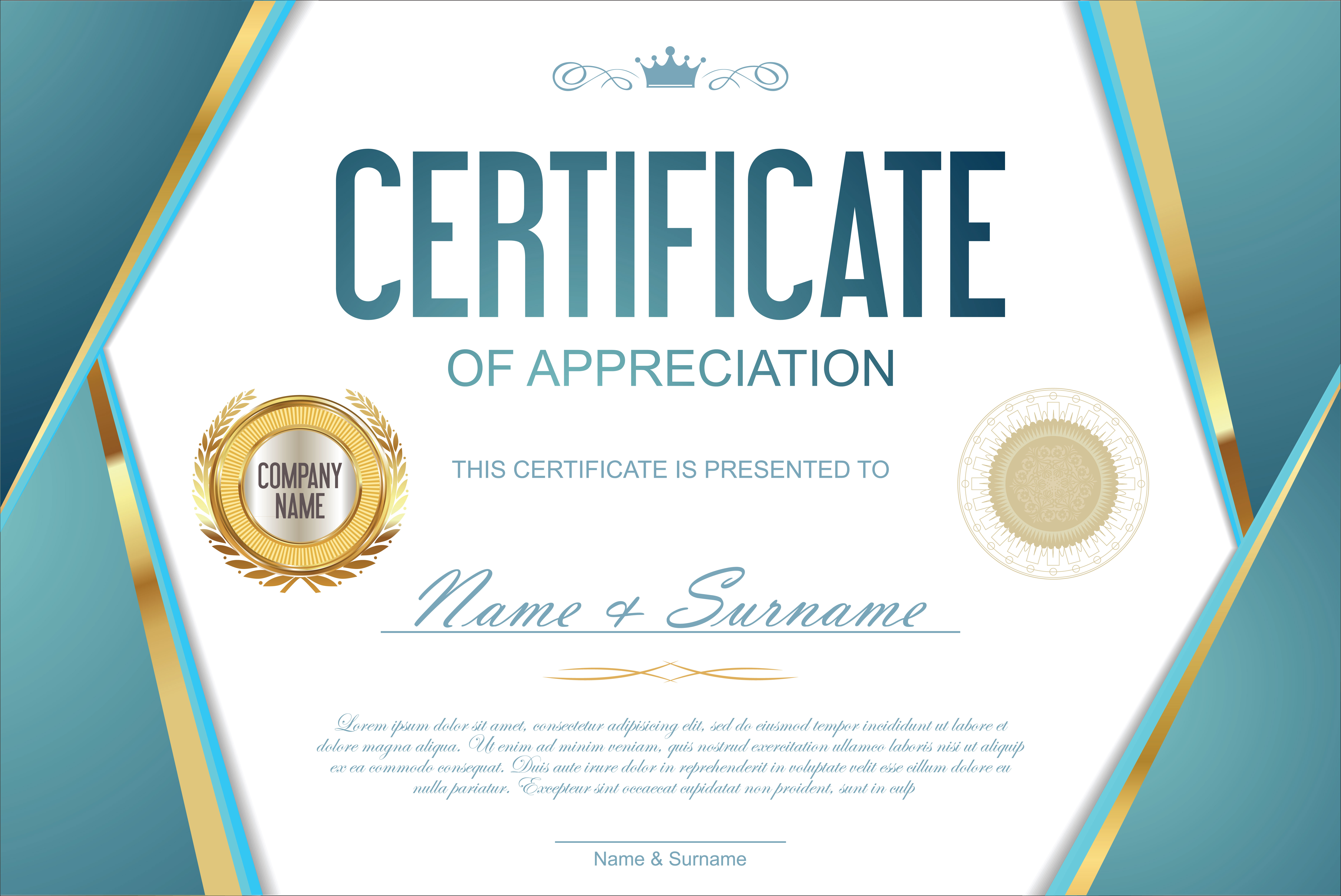 Certificate - Download Free Vectors, Clipart Graphics & Vector Art