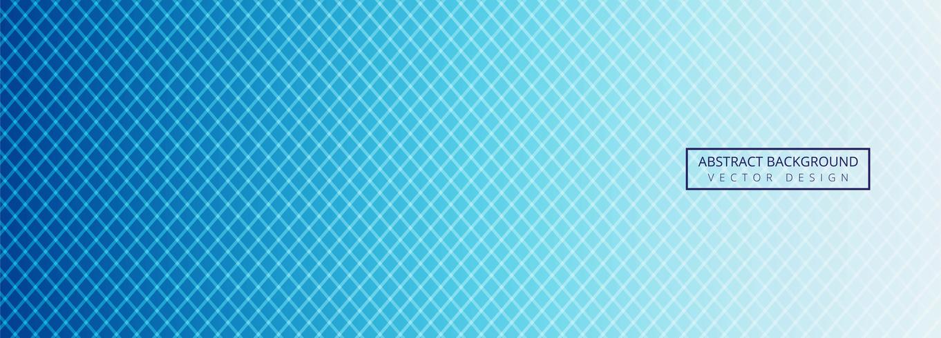 Modern blue geometric lines header template vector