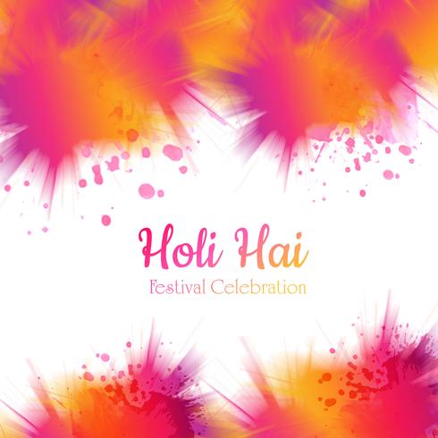 Beautiful gulal colorful background of holi festival vector