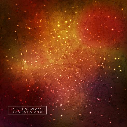 Galaxy in space beauty of universe colorful background vector