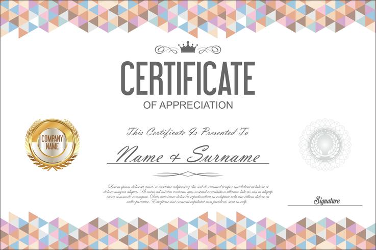 Certificate 381653 Vector Art at Vecteezy