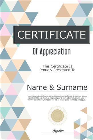 Certificate vector