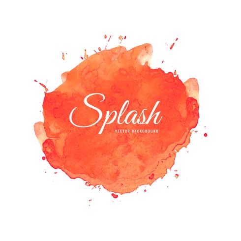 Splatter watercolor colorful vector