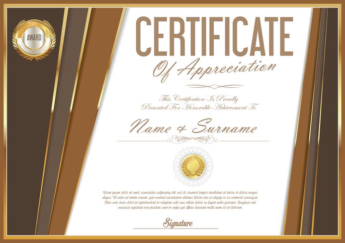 Certificado vector