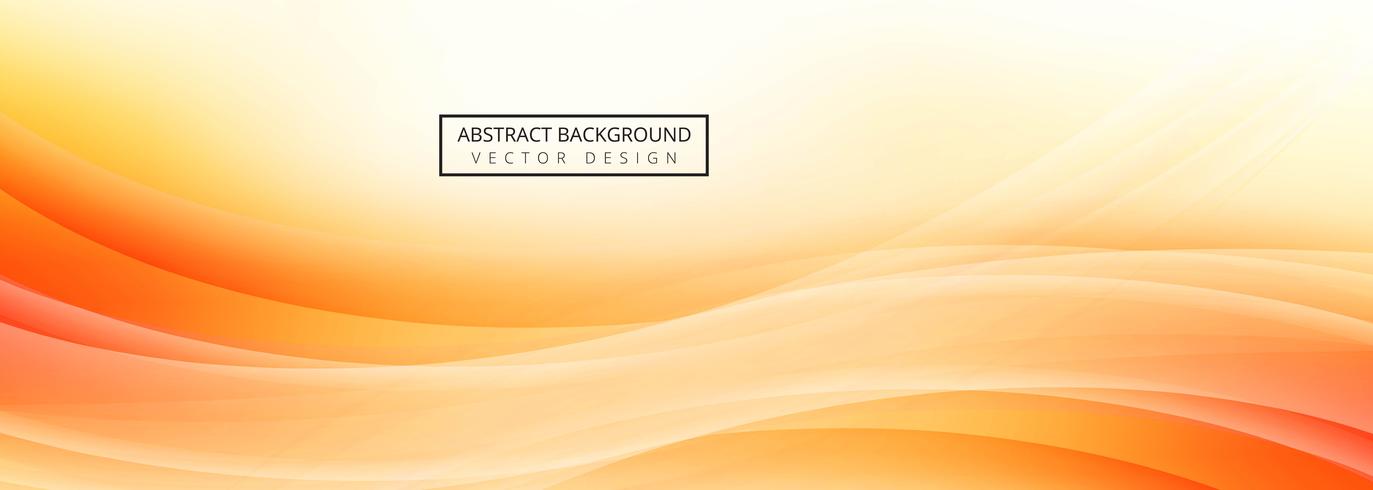 Diseño de plantilla de banner de onda abstracta vector