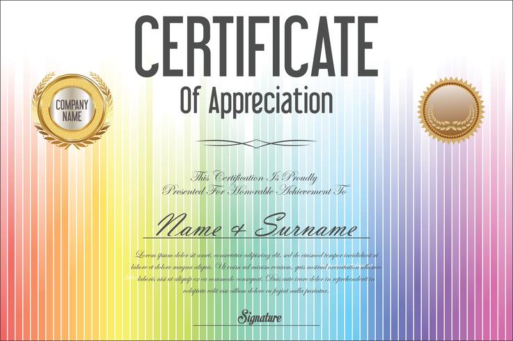 Certificate vector