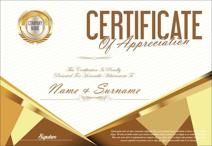 Certificado vector