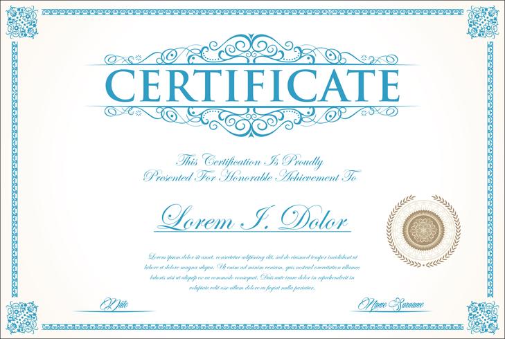 Certificate vector